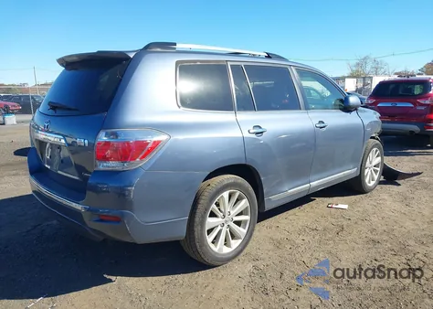 2012 Toyota Highlander Hybrid Limited V6 z USA, uszkodzony, nr VIN JTEDC3EH7C2009811